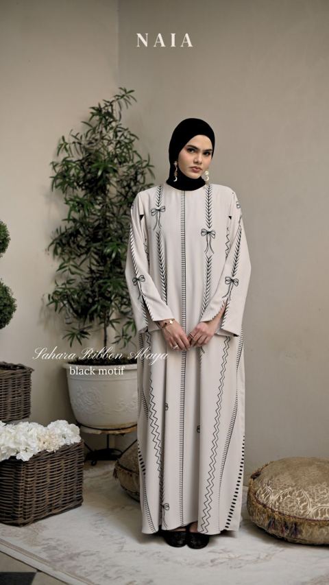 SAHRA RIBBON ABAYA 2